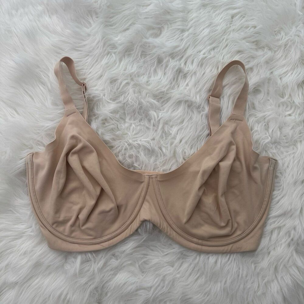 Skims Fits Everybody Unlined Demi Bra Sand Size 38DDDD